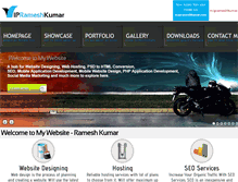 Tablet Screenshot of iprameshkumar.com